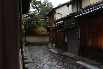 Nagamachi Samurai District in Kanazawa, Ishikawa Prefecture, Japan. High quality photo