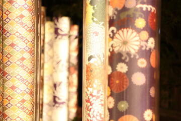 Kimono Forest in Kyoto Japan. High quality photo