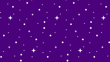 Seamless repeating vector space and stars pattern texture