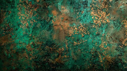 Earthy bronze and forest green textured background, conveying strength and growth.