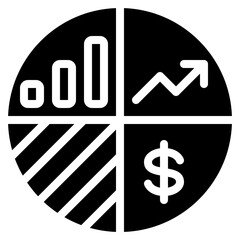 Investment Portfolio Pie Chart Icon