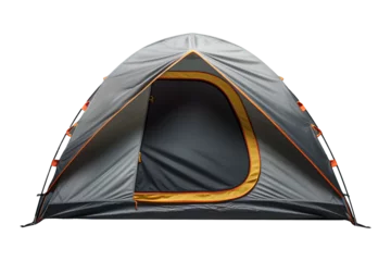 Deurstickers Camping tent isolated soft smooth lighting only png premium high quality © hamzagraphic01