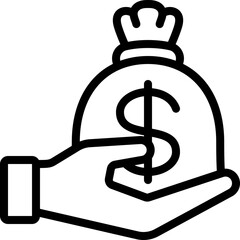 Give Financial Loan Icon