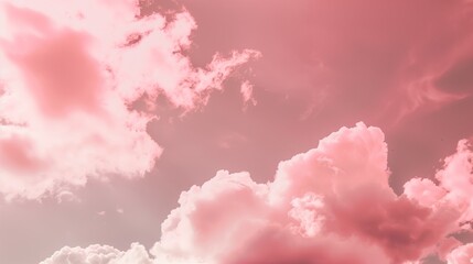 pink clouds in the sky