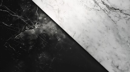 Sleek onyx black and frost white textured background, symbolizing elegance and clarity.