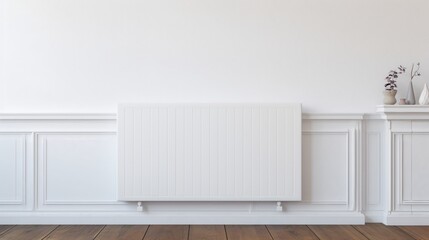 radiator heat in a white room