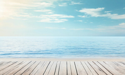 Fototapeta premium seascape horizon at daylight summer seascape horizon at daylight seascape horizon. Copy space image. Place for adding text
