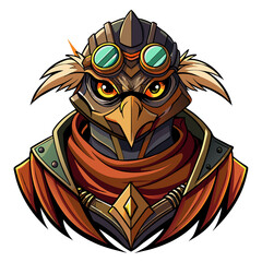 Steampunk Bird Warrior