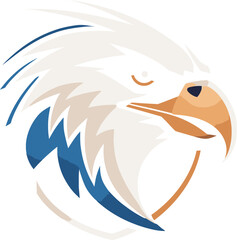 Regal Eagle in Full Glory Detailed Vector Illustration