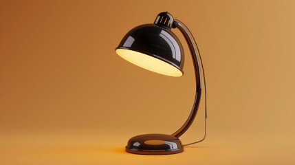 3d desk lamp icon, render illustration set of objects. Vector illustration. Generative AI