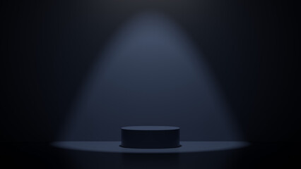 spotlight on stage