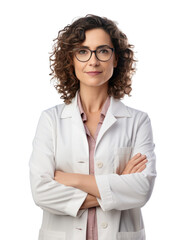 Professional pharmacist in transparent background
