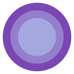 Purple Gradient Colorful Round Button