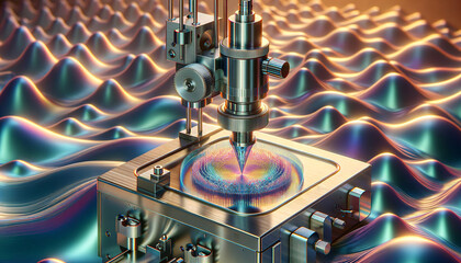 Surreal AFM: Delicate Precision Revealed in Atomic Force Microscopy