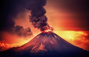 Foto auf Acrylglas Volcanic Activity, Earth Climate © jovannig