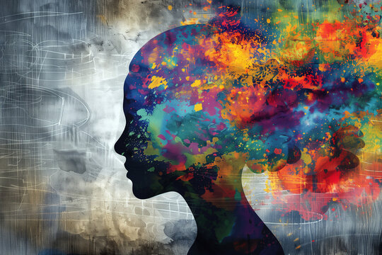 Depiction of Mental Health, Medical Illustration