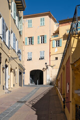 Fototapeta premium Panorama of Old town of Menton, France