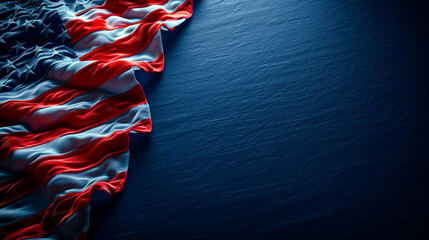 Background for a Glittering Dreamscape The American Flag in a Cosmic Celebration before Election Day Digital Art Illustration