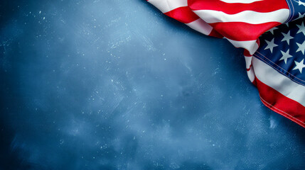 Background for a Glittering Dreamscape The American Flag in a Cosmic Celebration before Election Day Digital Art Illustration