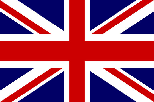 United Kingdom of Great Britain and Northern Ireland vector flag in official colors and 3:2 aspect ratio.