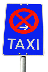 Verkehrsschild Taxi