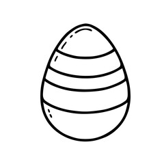Minimalist egg illustration