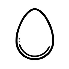 Minimalist egg illustration