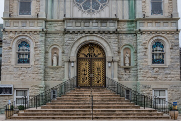 Obraz premium Transfiguration of our Lord Ukrainian Catholic Church, Shamokin Pennsylvania USA