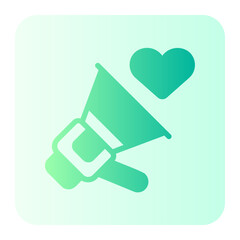 megaphone gradient icon