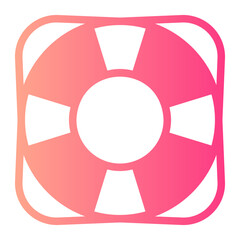 life saving gradient icon