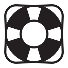 life saving glyph icon