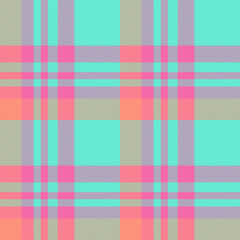 Seamless texture background of vector textile pattern with a check plaid tartan fabric.