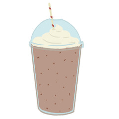 Malteada de chocolate