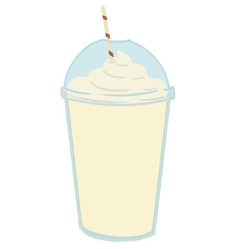 Malteada de vainilla