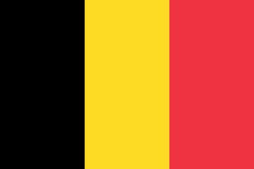 Belgium vector flag in official colors and 3:2 aspect ratio.