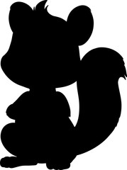 Cheerful Cartoon Squirrel Illustration