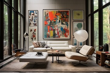Modernist Art Collector's Studio Inspirations: A Fusion of Artistic Inspiration and Modern Furnishings
