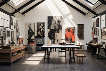 Modernist Art Collector's Studio Inspirations: Sleek Space for Contemporary Vibe