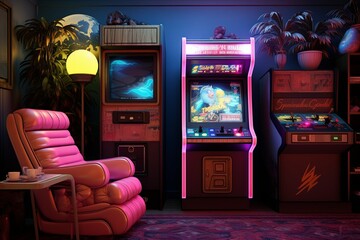Retro 80s Arcade Living Room Ideas: Transform Your Space with Arcade Cabinets & Retro Style