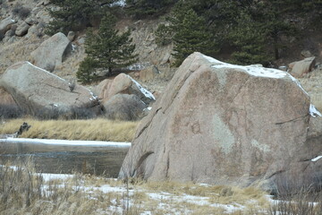 River in Colorado Winter