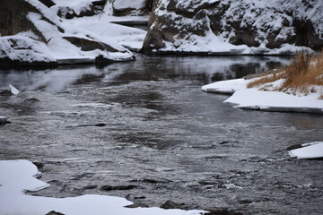 River in Colorado Winter