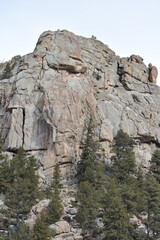 Colorado Rocky Structures Mountain Landscape  