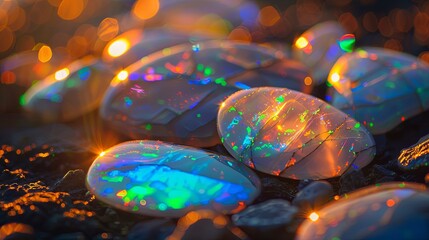 Opal stone gemstone jewelry wallpaper background