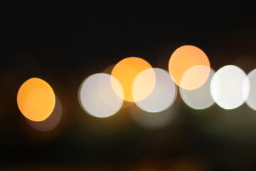 Nocturnal Euphoria: Abstract Bokeh Lights Dance in the Night