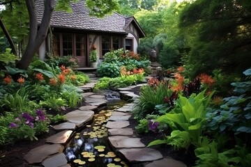 Tranquil Garden Pathways: Serene Koi Pond Garden Inspirations and Views