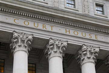 inscription on the courthouse