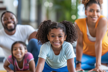 Family Fun During Home Exercise Routine