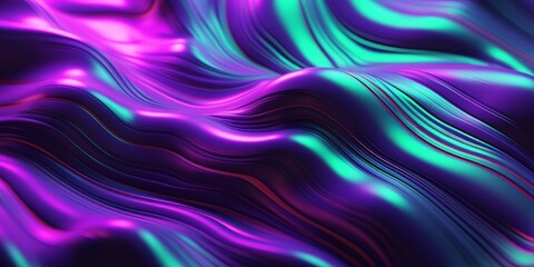Obraz premium abstract background with smooth lines in blue and purple colors, abstract wavy liquid background. Creative design for poster, banner, cover.