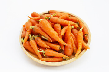 Fresh baby carrot, Excellent source of vitamin A and beta-carotene