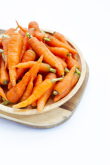 Fresh baby carrot, Excellent source of vitamin A and beta-carotene